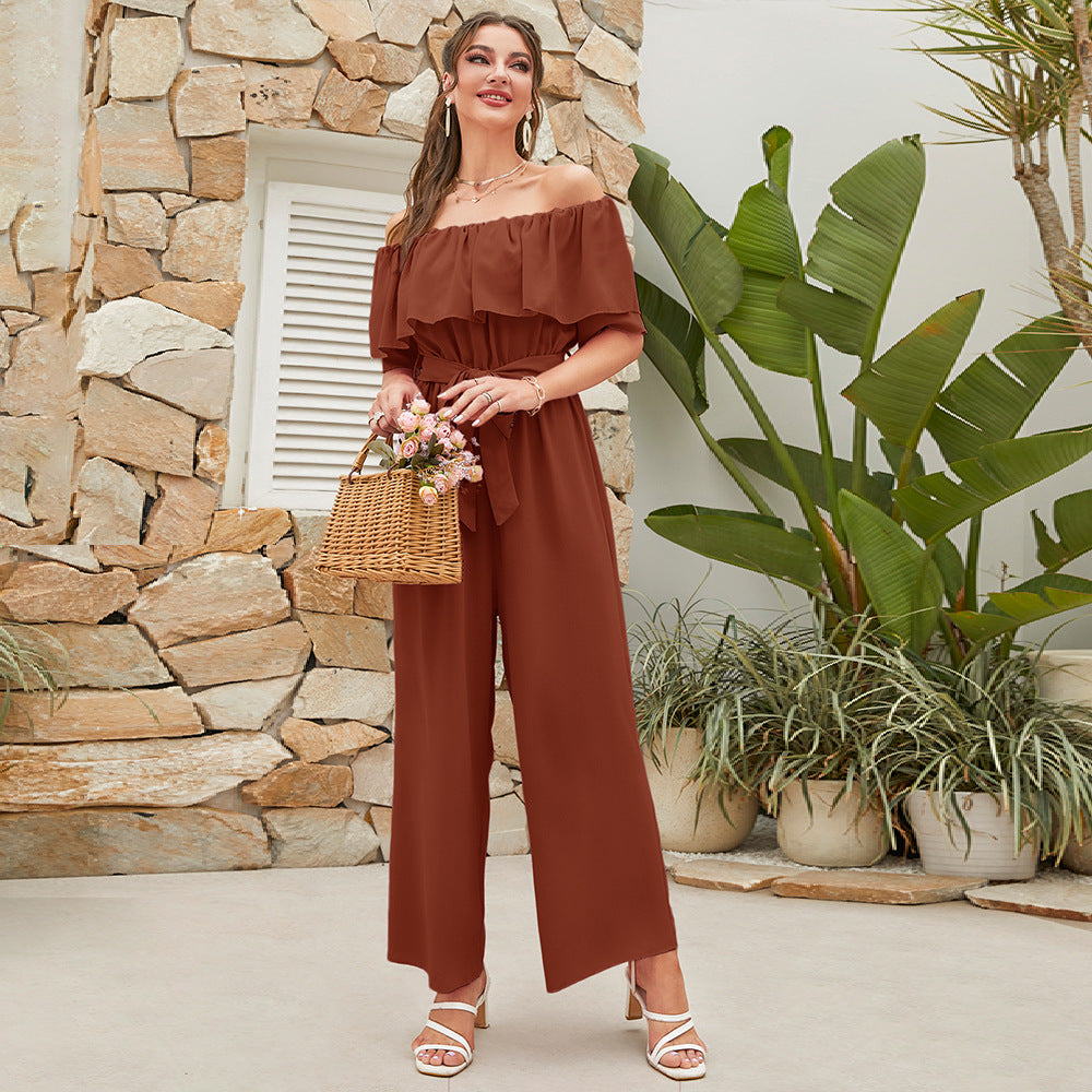 Lace-Up Pants Set