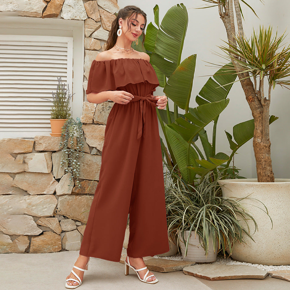 Lace-Up Pants Set