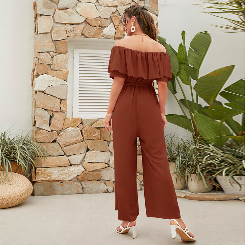 Lace-Up Pants Set