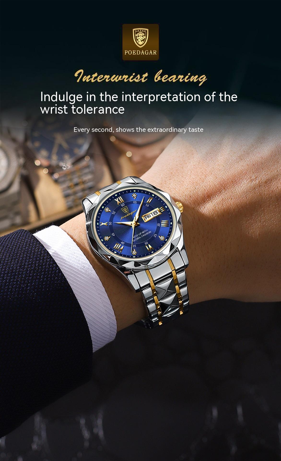 Men's Luminous Quartz Watch