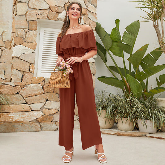 Lace-Up Pants Set