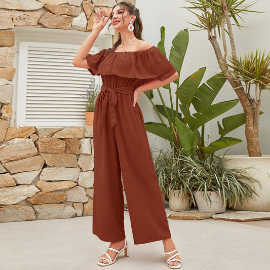 Lace-Up Pants Set